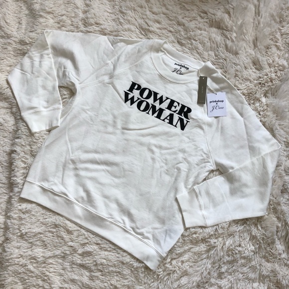 J. Crew Tops - J.crew  Power Woman sweatshirt NWT